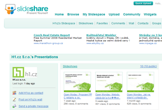 Prezentace H1 na Slideshare