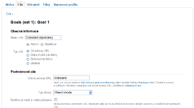 Jak nastavit cíle v Google Analytics