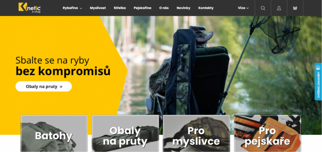 E-shop značky Kinetic