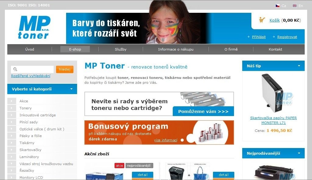 E-shop MPtoner