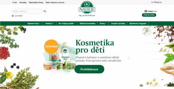 E-shop Naděje-byliny.eu