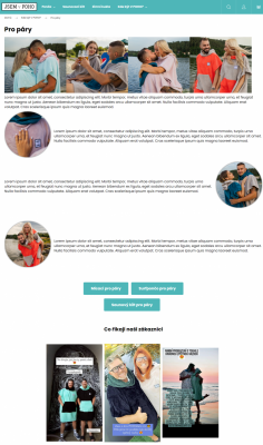 Grafický návrh pro realizaci landing pages
