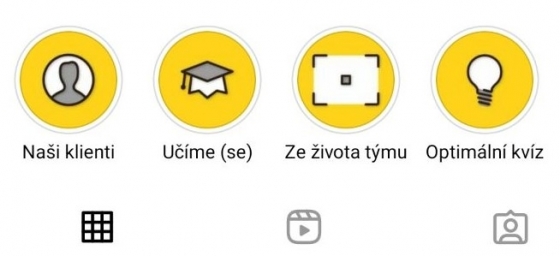 Ukázka výběru Stories